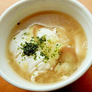 ６分！？男の手料理（卵入り）❤豆腐と茗荷の味噌汁♪